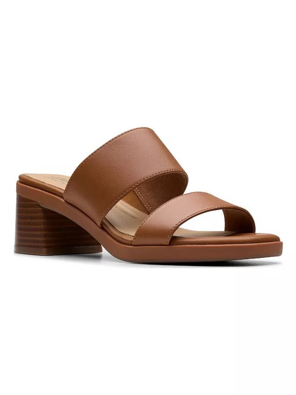 Clarks Jaylan Dusk Women's Block Heeled Sandals Dress Shoes size 8W